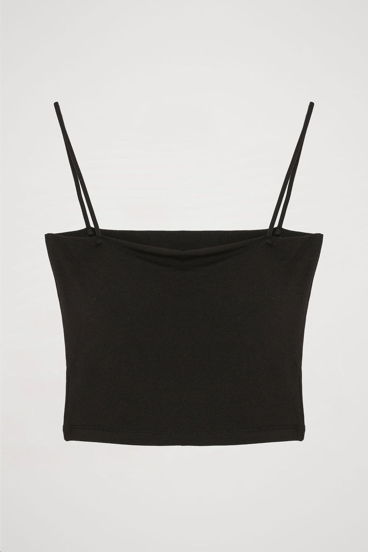 Quzu Askılı Crop Basic Atlet